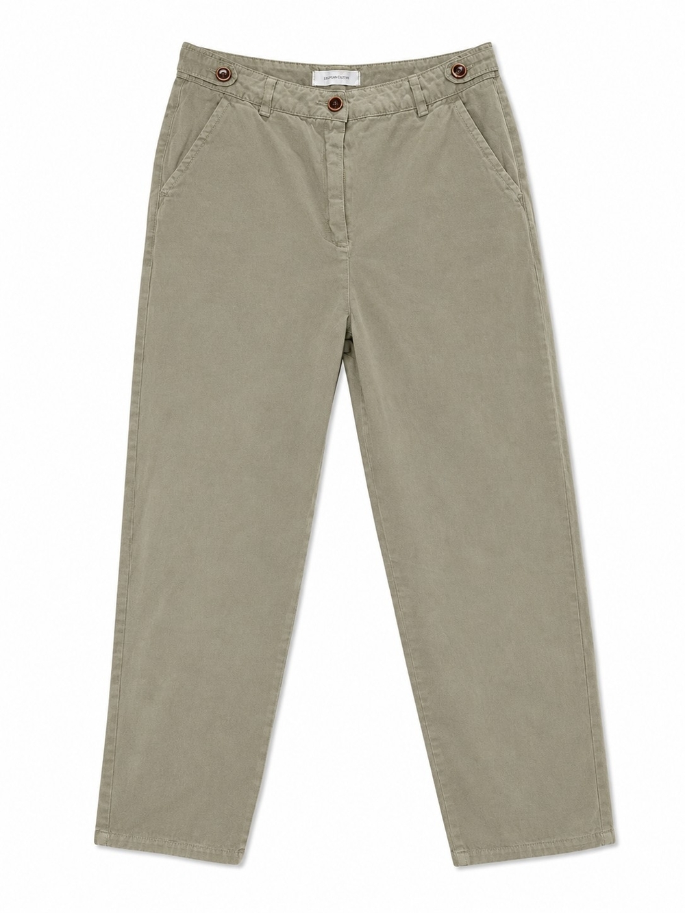 Olive Green Chino Skinny Pants
